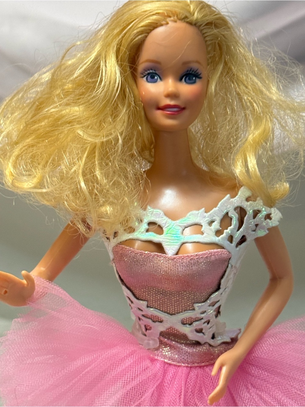 Barbie Mattel Blonde vintage Doll Pink Tutu Outfit